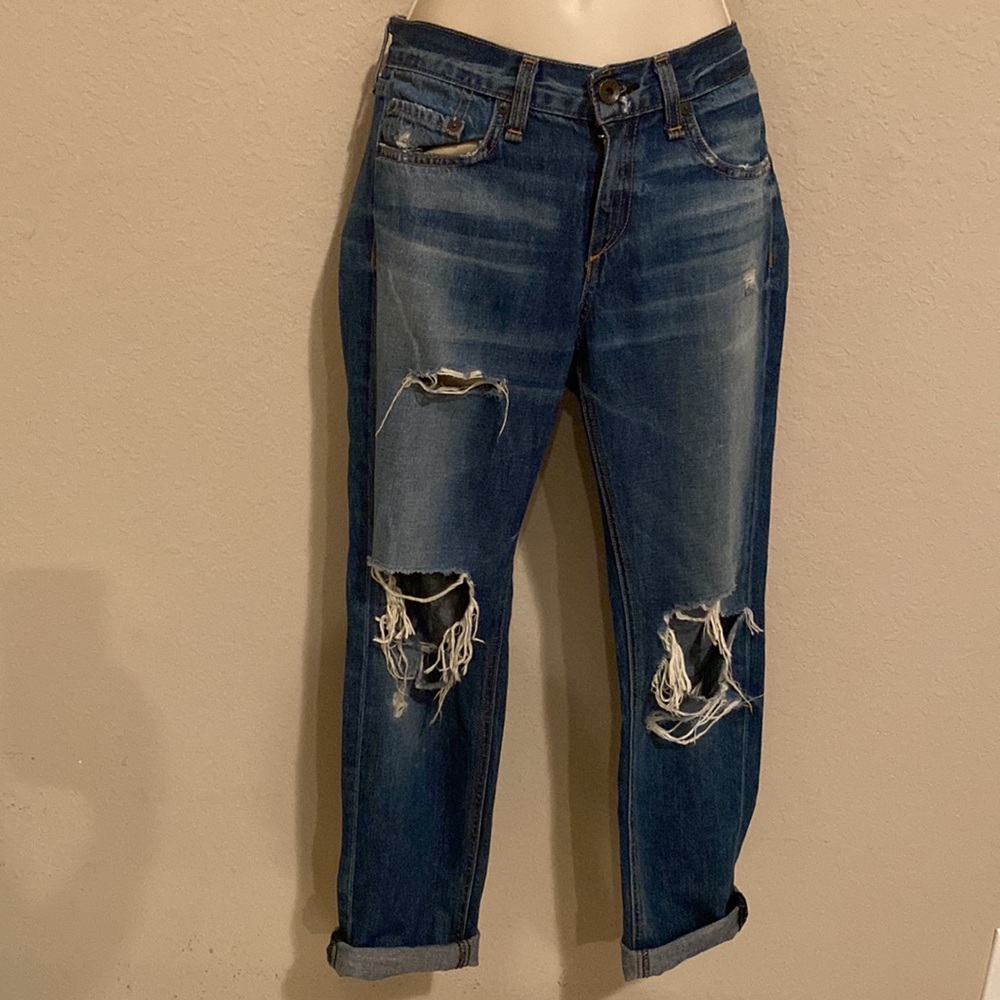 Rag and Bone Ripped Jeans